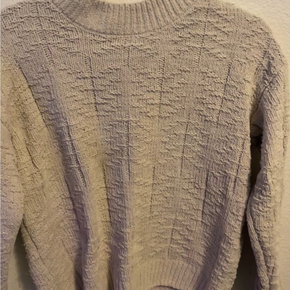 Weatherproof Cream Textured Knit Crew Neck Sweater - Picture 1 of 2